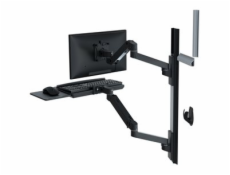 Ergotron LX Pro - Montá?ní sada (2 ramena, 2 rozšíření, zásuvka pro klávesnici, vysouvací podlo?ka pod myš, dr?ák na myš, 2 základny pro montá? na stěnu, nástěnná trasa 34 , svorka na zeď, 2 cable cha