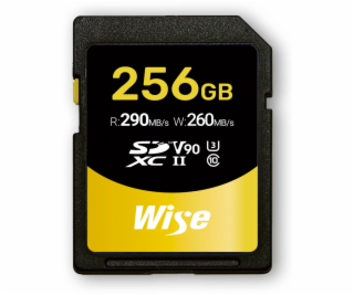 Wise SDXC UHS-II V90       256GB R:290MBs / W:260MBs   WI...