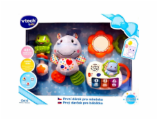 VTECH Prvý darček pre bábätko CZ - modrý
