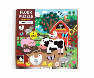 Mudpuppy Podlahové puzzle Kamarádi z farmy 25 dílků