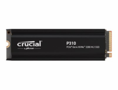 Crucial P310 - SSD - 4 TB - interní - M.2 2280 - PCIe 4.0 x4 (NVMe) - integrovaný chladič