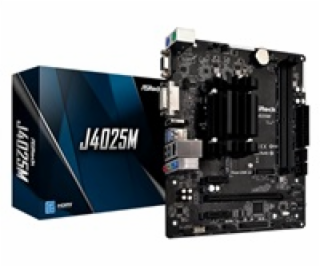 ASRock MB Intel procesor J4025M, 2xDDR4, HDMI, VGA, DVI-D...