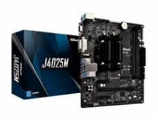 ASRock MB Intel procesor J4025M, 2xDDR4, HDMI, VGA, DVI-D, mATX