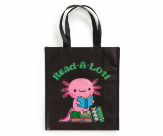 Mudpuppy Znovupoužitelná nákupní taška Axolotl čte