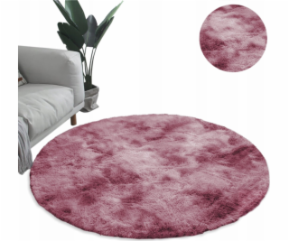 Strado kulatý koberec Ombre Strado 150x150 OmbreRed (červ...