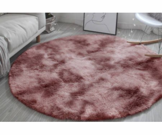 Strado kulatý koberec Ombre Strado 140x140 (růžový)