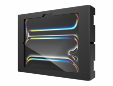 Compulocks iPad Pro M4 11  (2024), Apex Secured Enclosure Wall Mount - Škříň - pro tablet - glass mount, space - uzamykatelný - vysoce kvalitní hliník - černá - velikost obrazovky: 11  - montážní rozh