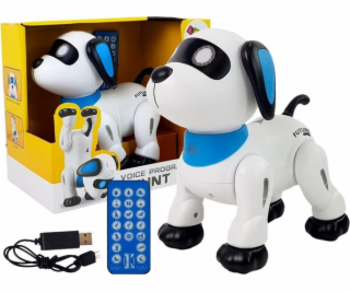 LeanToys Robotický pes na dálkové ovládání, hlasové ovlád...