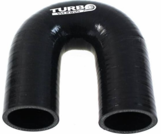 TurboWorks Koleno 180 stupňů TurboWorks černé 38 mm