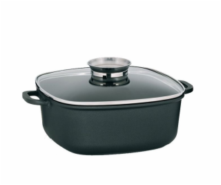 KELA Pekáč čtvercový s poklicí 28 cm KERROS KL-11553