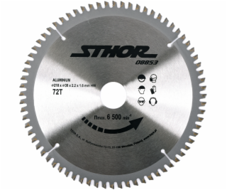 Sthor Kotoučová pila z tvrdokovu na hliník 210x30mm 72z -...