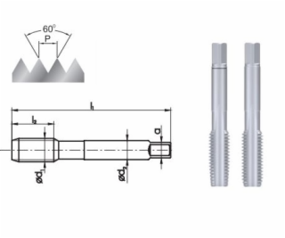 Fanar Ruční závitník M10x1 2 ks. (A1-120001-0103)