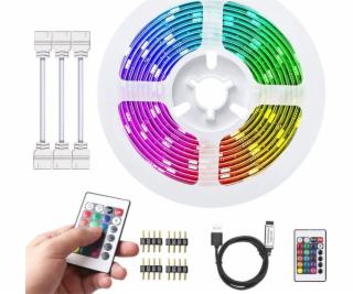 Mozos SMD5050 LED pásek 60 ks/m 7,2W/m 5V RGB vícebarevný...