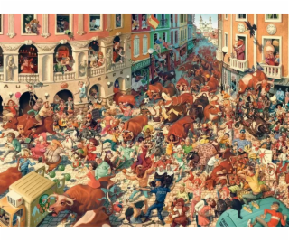 Castorland Puzzle 3000 dílků Býčí běh v Pamploně