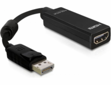 Delock AV adaptér DisplayPort - HDMI černý (61849)