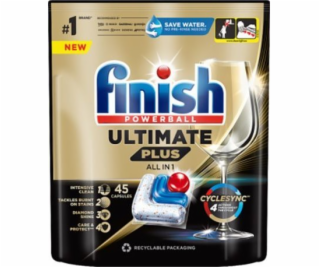 Finish Kapsle do myčky Ultimate Plus Fresh 549 g 45 ks.