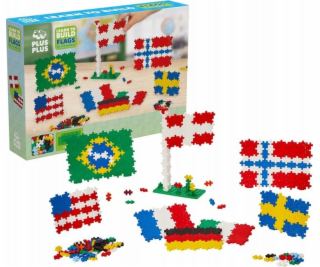Plus Plus PLUS-PLUS NAUČTE SE VYRÁBĚT VLAJKY Z CELÉHO SVĚTA