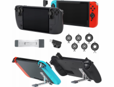 JYS Sada pro Steam Deck / Nintendo Switch OLED / Kryty joysticků + 2x adaptér Type-C + stojánek / Jys-sd015