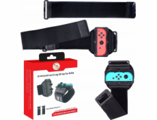 JYS Poutko na zápěstí držák na zápěstí a nohu pro Nintendo Switch / Switch OLED + 2x prodlužovací popruh NS245