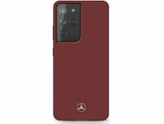 Mercedes Mercedes MEHCS21LSILRE S21 Ultra G998 červený/červený pevný silikonový kufr Line