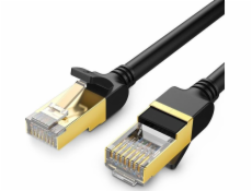 Ugreen Kulatý síťový kabel NW107 Ethernet RJ45, Cat.7, STP, 15m (černý) UGREEN