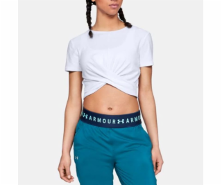 Under Armour Dámské lehké tričko Lux Crop, bílé, velikost...
