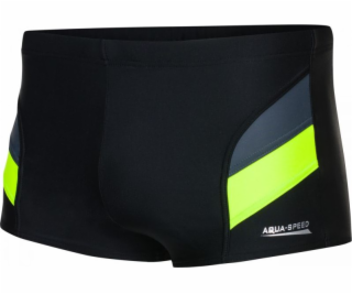 Aqua-Speed Plavecké kraťasy ARON černo-zelené M-5XL Aqua ...