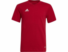 Adidas Dětské sportovní tričko TEE červené bavlněné 116 - junior