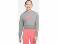 Nike Dívčí mikina Sportswear Club DC7210 092 DC7210 092 šedá L (147-158cm)