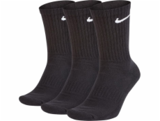 Nike Vysoké ponožky Everyday Cushion Crew 3Pak 010: Velikost - 42 - 46 (SX7664-010)