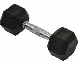 Eb Fit Šestihranná gumová činka 1 x 4 kg