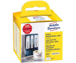 Avery Zweckform ZF UNIVERZÁLNÍ ETIKETA NA ROLI 190X38 110...