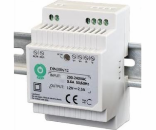 Eura NAPÁJECÍ ZDROJ DIN   EURA   DIN30W12 12V 2,5A DC