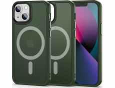 Tech-Protect Pouzdro Magmat MagSafe pro Apple iPhone 13 mini matně zelené