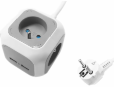 Orno ORNO PRODLOUŽOVACÍ STOLNÍ KABEL 4x ZÁSUVKY 2x DRŽÁK USB KABELU 1,4 m OR-AE-13144