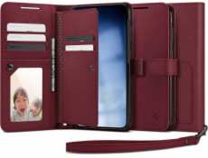 Spigen Pouzdro Wallet S Plus pro Samsung Galaxy S23+ Plus vínové