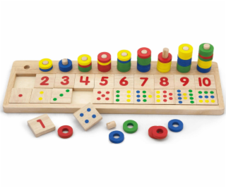Viga Vzdělávací puzzle pro učení počítání