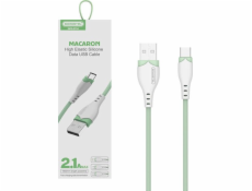 Somostel Kabel USB-A - USB-C 1,2 m zelený (28262)