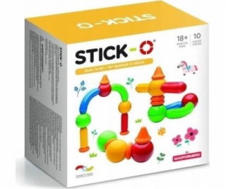 Magformers Stick-O Basic magnetické bloky 10 kusů (005-90...