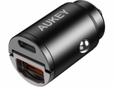 Aukey Nabíječka CC-A3 1x USB-A 1x USB-C 3A (CC-A3)