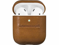 dbramante Copenhagen kožené ochranné pouzdro pro AirPods 1/2 hnědé