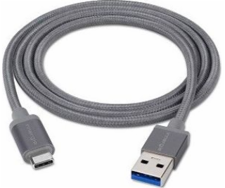 Innergie Kabel USB-A - USB-C 1 m šedý (3082186301)