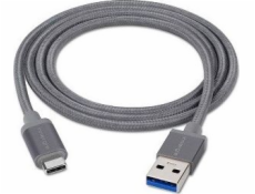 Innergie Kabel USB-A - USB-C 1 m šedý (3082186301)