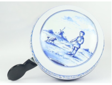 Widek Zvonek na kolo WIDEK DING DONG DELFT BLUE dětský lesklý 1 ks. (NOVÝ)