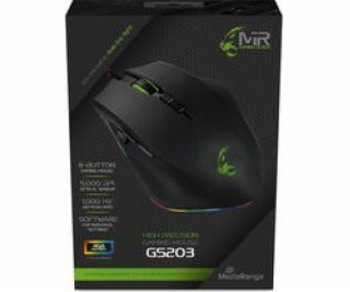 MediaRange MYŠ USB OPTICKÁ ČERNÁ/MRGS203 MEDIARANGE