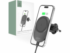 Tech-Protect Magnetický držák do auta MagSafe s bezdrátovým nabíjením 15W do větracího otvoru Tech-Protect MM15W-V1 černý