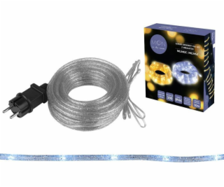 NoName Dekorativní řetěz PS 100 LED s třpytkami, stříbrný...