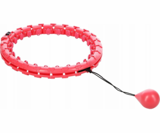 NoName FH01 ČERVENÝ HULA HOP SE ZÁVAŽÍ