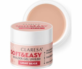 Activeshop Claresa stavební gel Soft&Easy světle béžový 90g