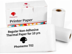 Phomemo Náhradní náplně do papíru bílé, 3 role, 53 mm, pro Phomemo T02 / M02 PRO / M02X / Q12-RM10